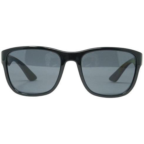 Prada Sport Grey Polarized Black Sunglasses 0PS01US 1AB5Z1